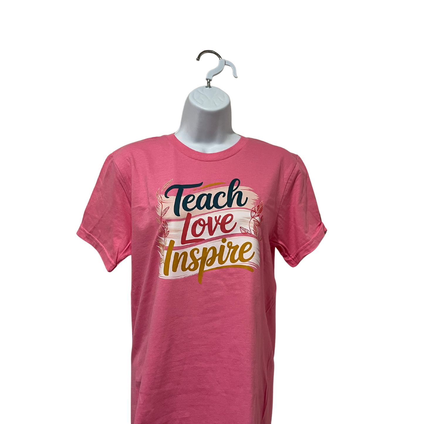 “Teach Love Inspire” Motivational Teacher T-Shirt | Positive Graphic Tee