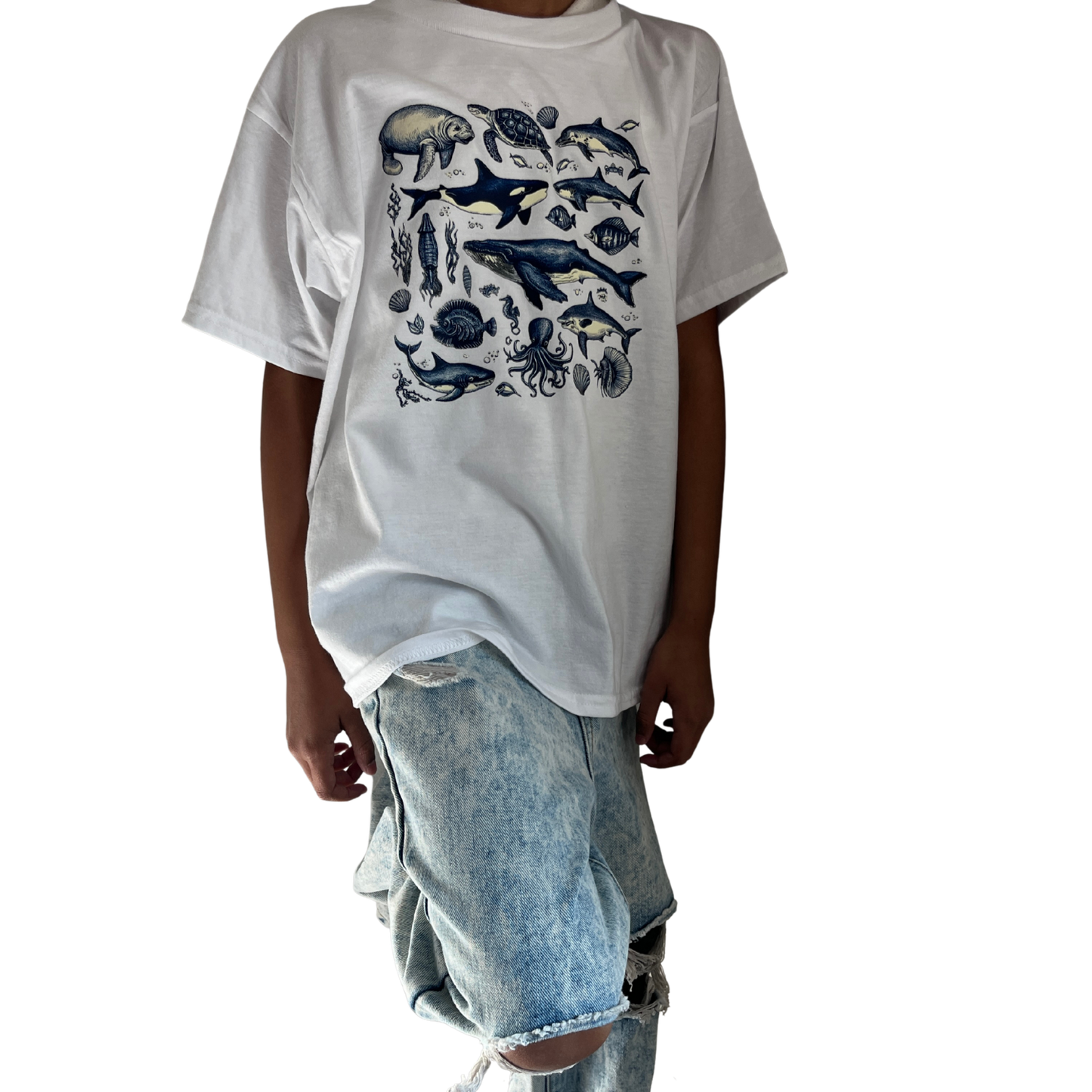 Ocean Wonders T-Shirt | Sea Life Graphic Tee