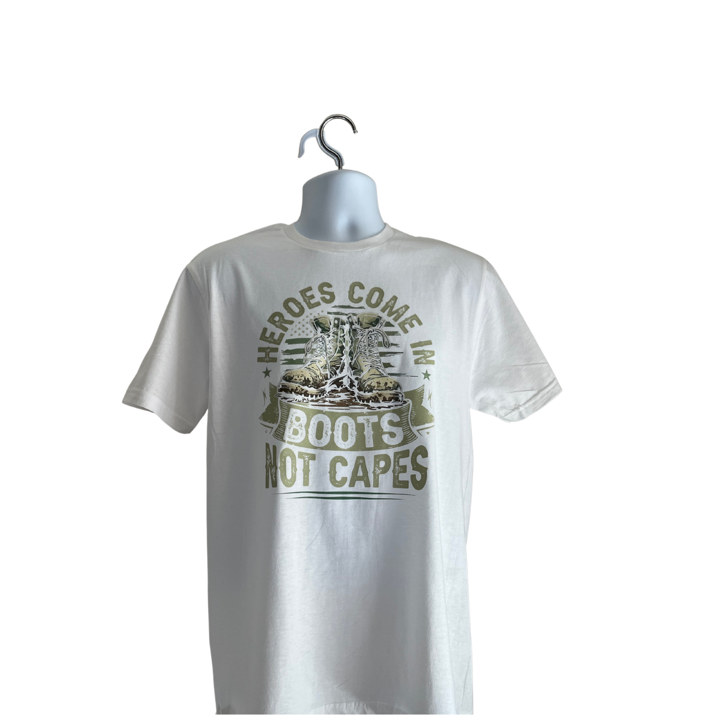 “Heroes Come in Boots” Military Tribute Apparel